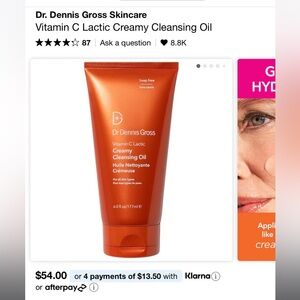 Dr. Dennis Gross Vitamin C Creamy Lactic Cleansing Oil